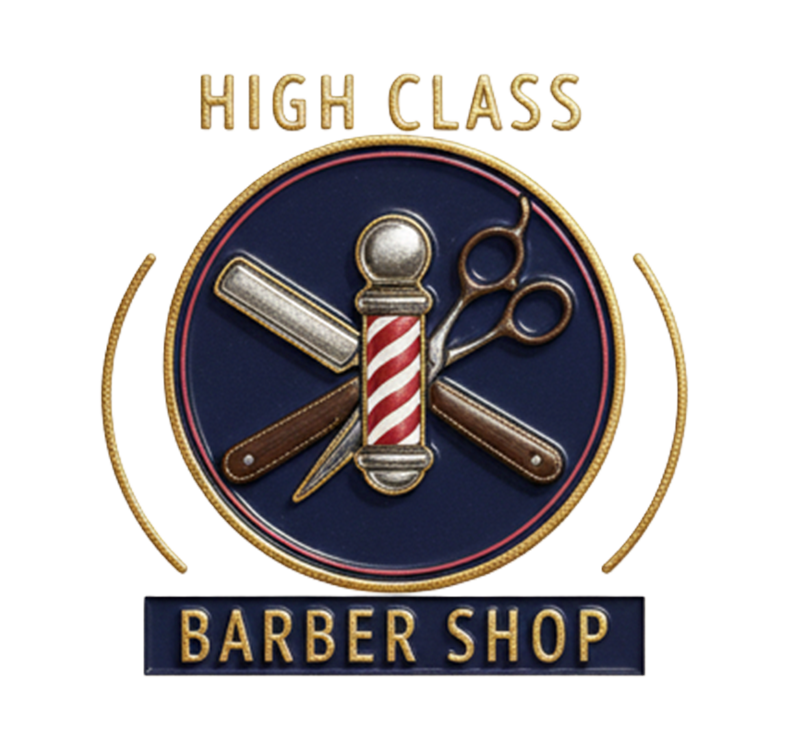 High_Class_Barbershop_Logo png